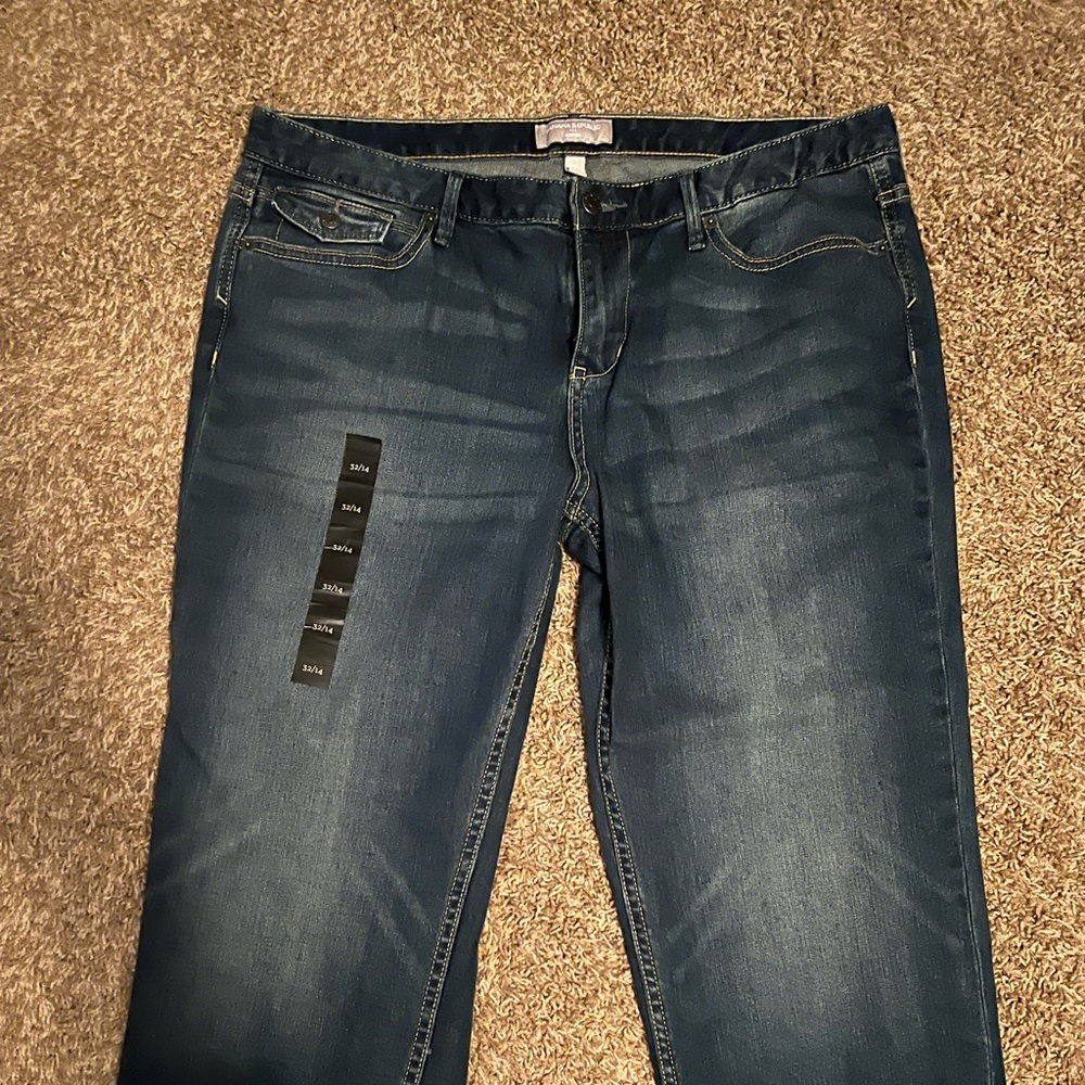 NWT Banana Republic logo cuffed jeans - Picture 2 of 4